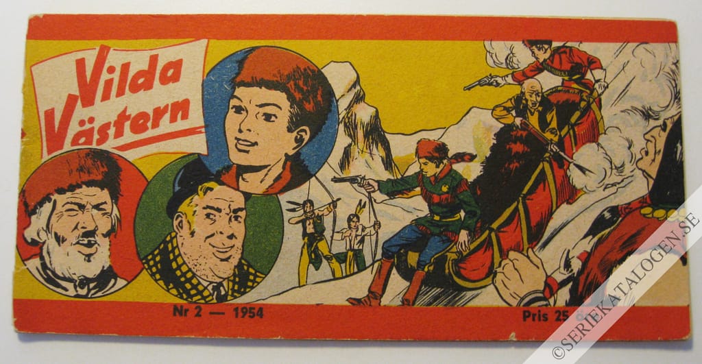 Framsida på Vilda Västern #2 (1954)