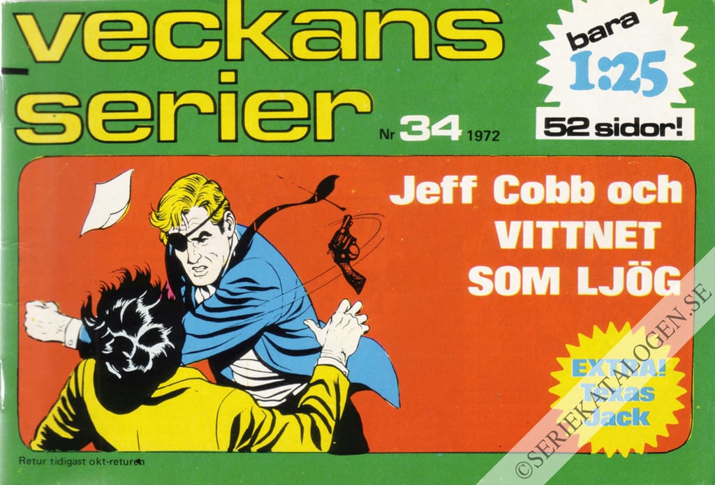 Framsida på Veckans serier #34 (1972)