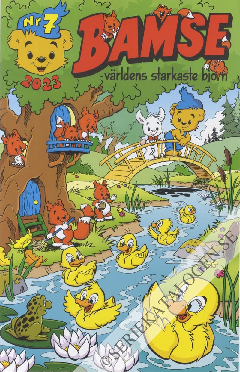 Framsida på Bamse #7 (2023)