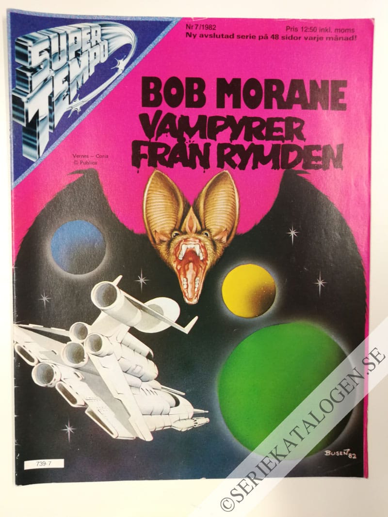 Framsida på Supertempo #7 (1982)