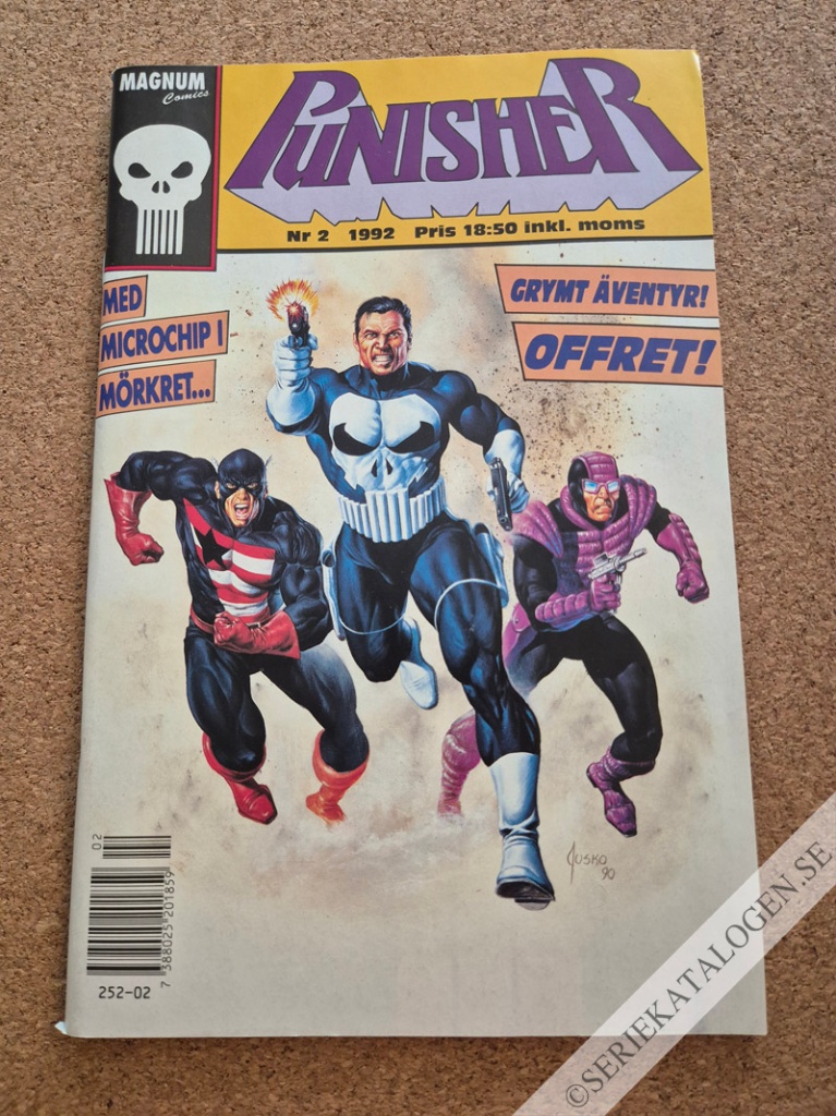 Framsida på Punisher #2 (1992)