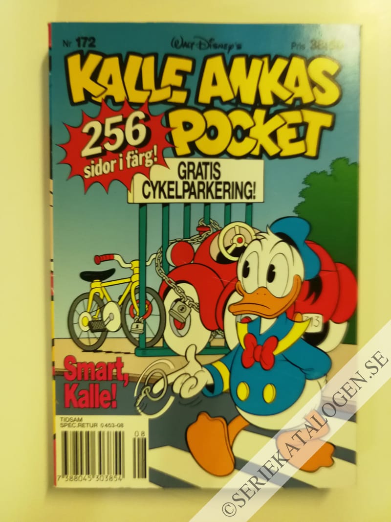 Framsida på Kalle Ankas pocket #172 - Smart, Kalle! (1994)