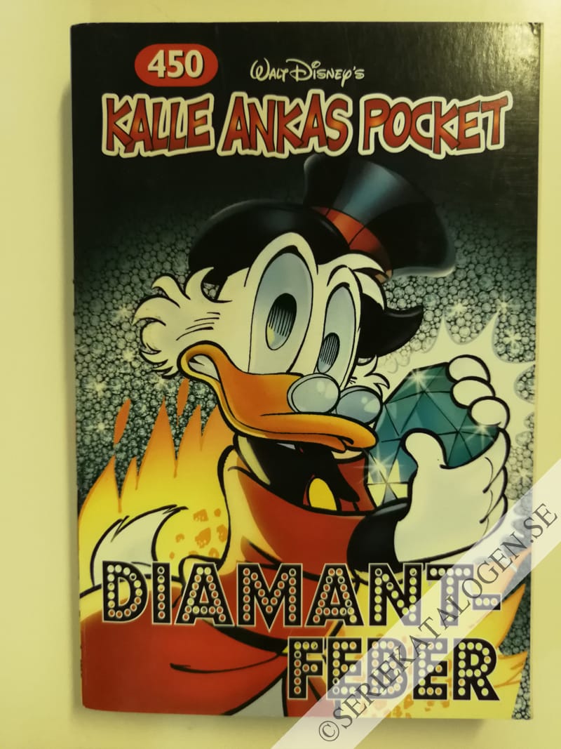 Framsida på Kalle Ankas pocket #450 - Diamantfeber (2016)