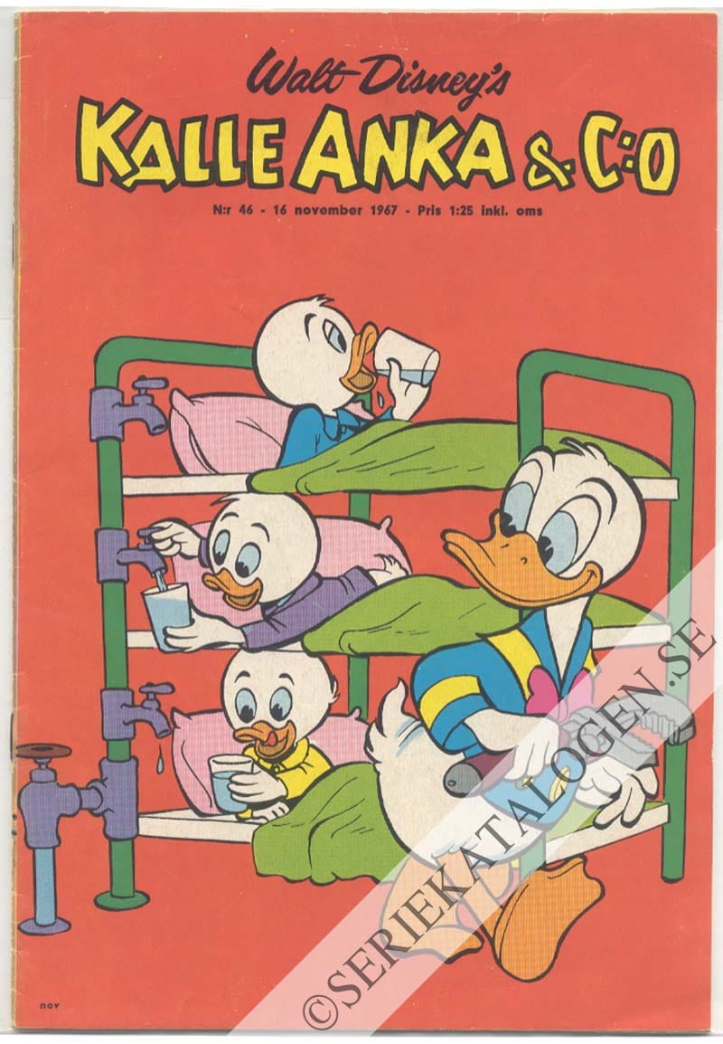 Framsida på Kalle Anka & C:o #46 (1967)