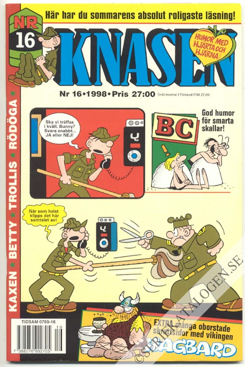 Framsida på Knasen #16 (1998)