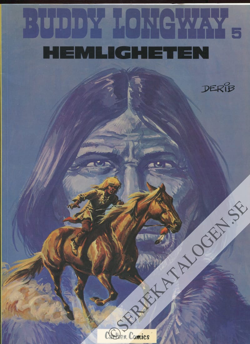 Framsida på Buddy Longways äventyr Hemligheten (1979)