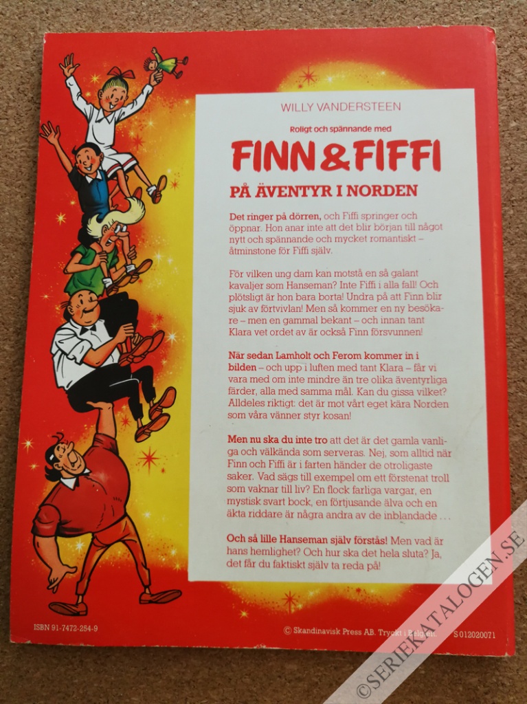 Baksida på På äventyr i Norden (1985)