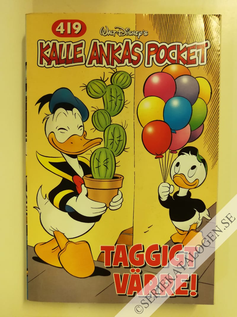 Framsida på Kalle Ankas pocket #419 - Taggigt värre! (2013)