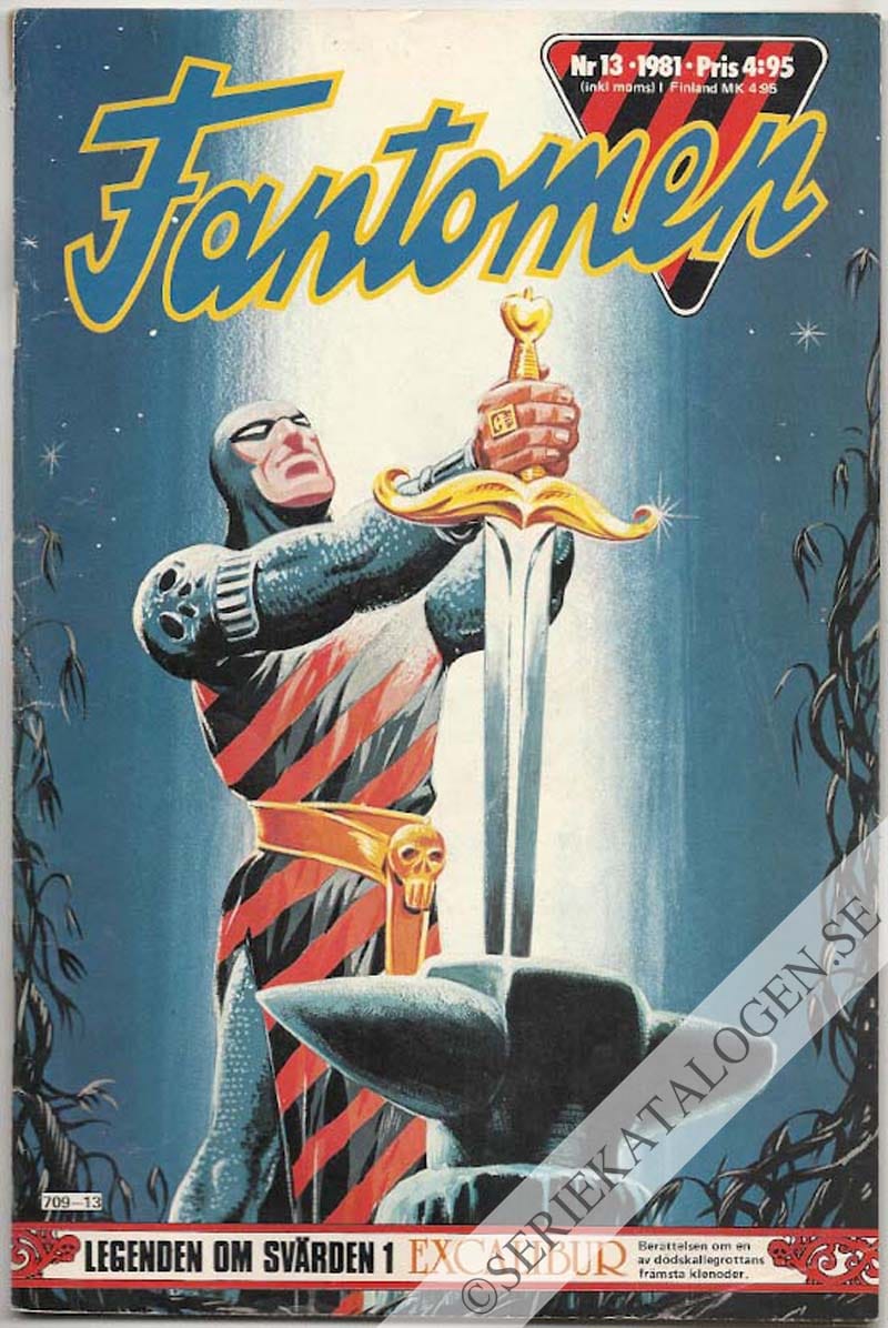 Framsida på Fantomen #13 (1981)