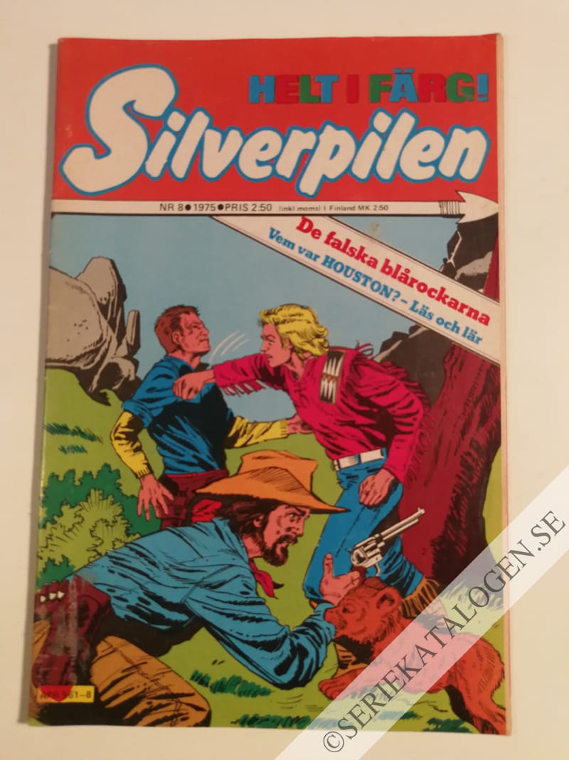 Framsida på Silverpilen #8 (1975)