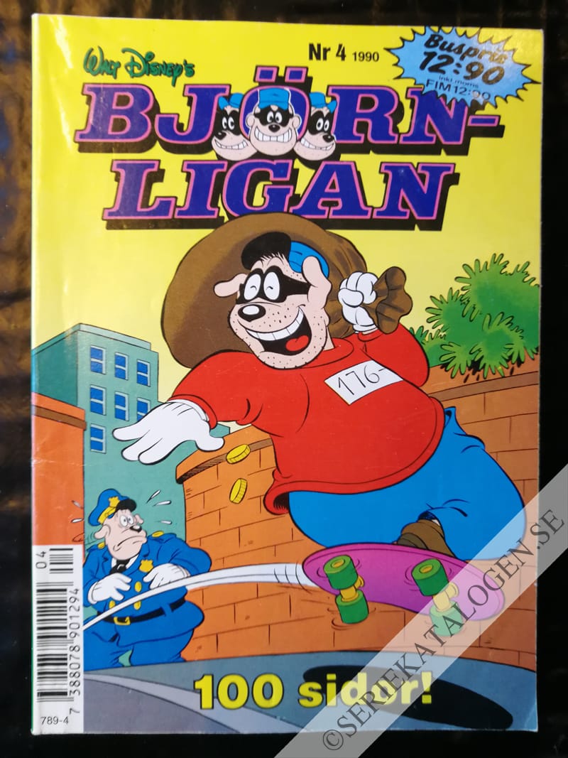Framsida på Björnligan #4 (1990)