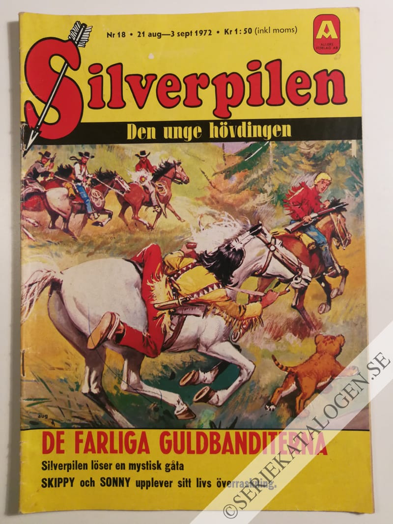Framsida på Silverpilen #18 (1972)