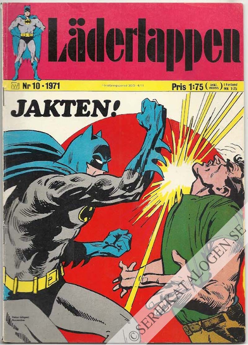 Framsida på Läderlappen och Robin #10 (1971)
