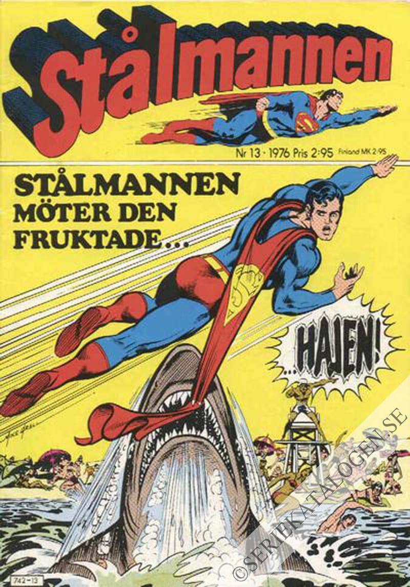 Framsida på Stålmannen #13 (1976)