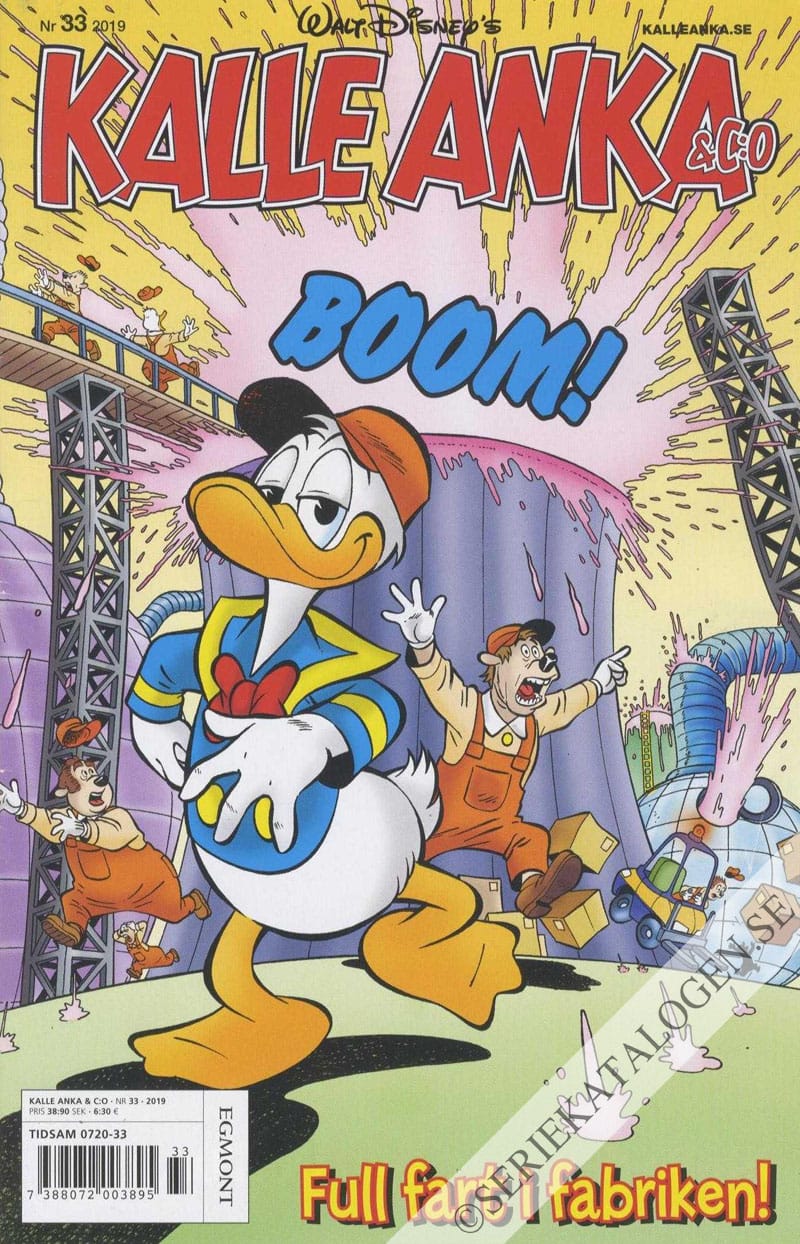 Framsida på Kalle Anka & C:o #33 (2019)