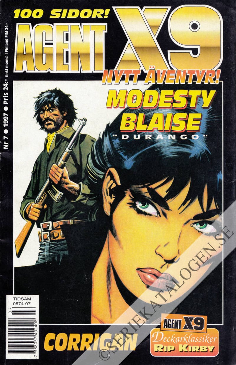 Framsida på Agent X9 #7 (1997)