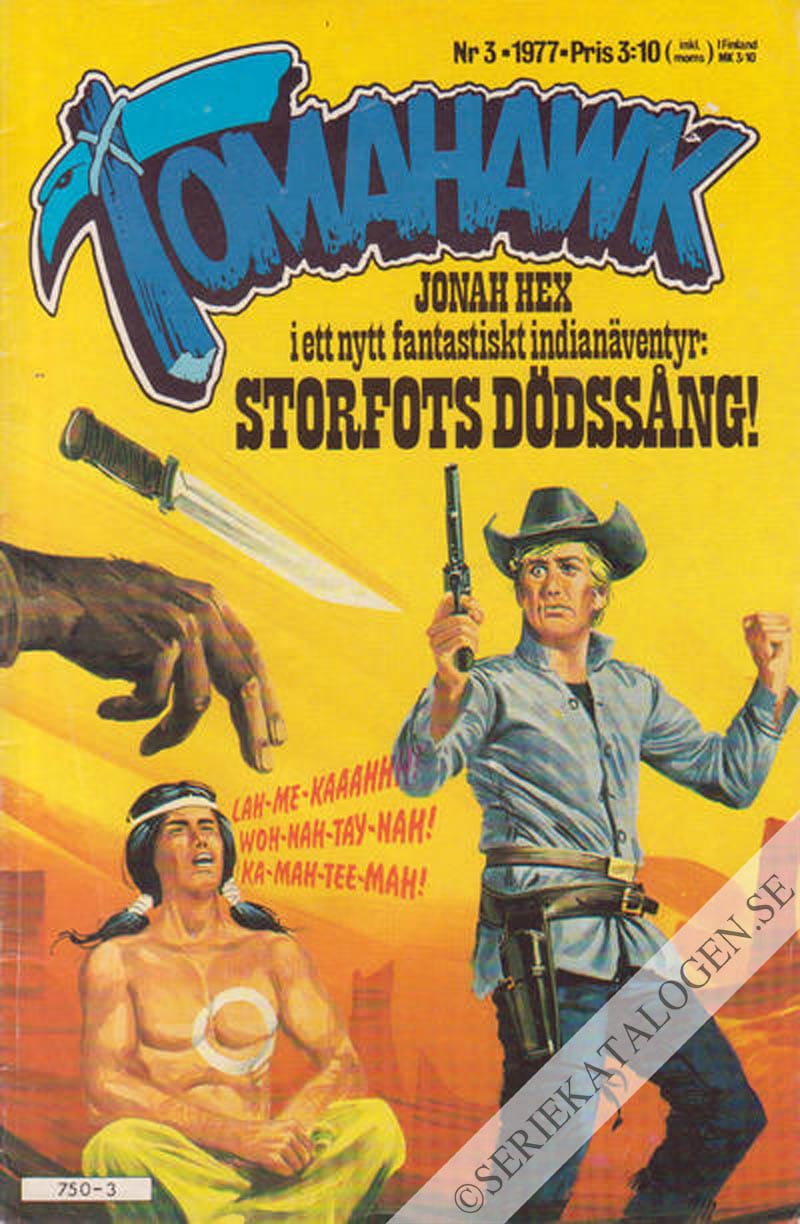 Framsida på Tomahawk #3 (1977)