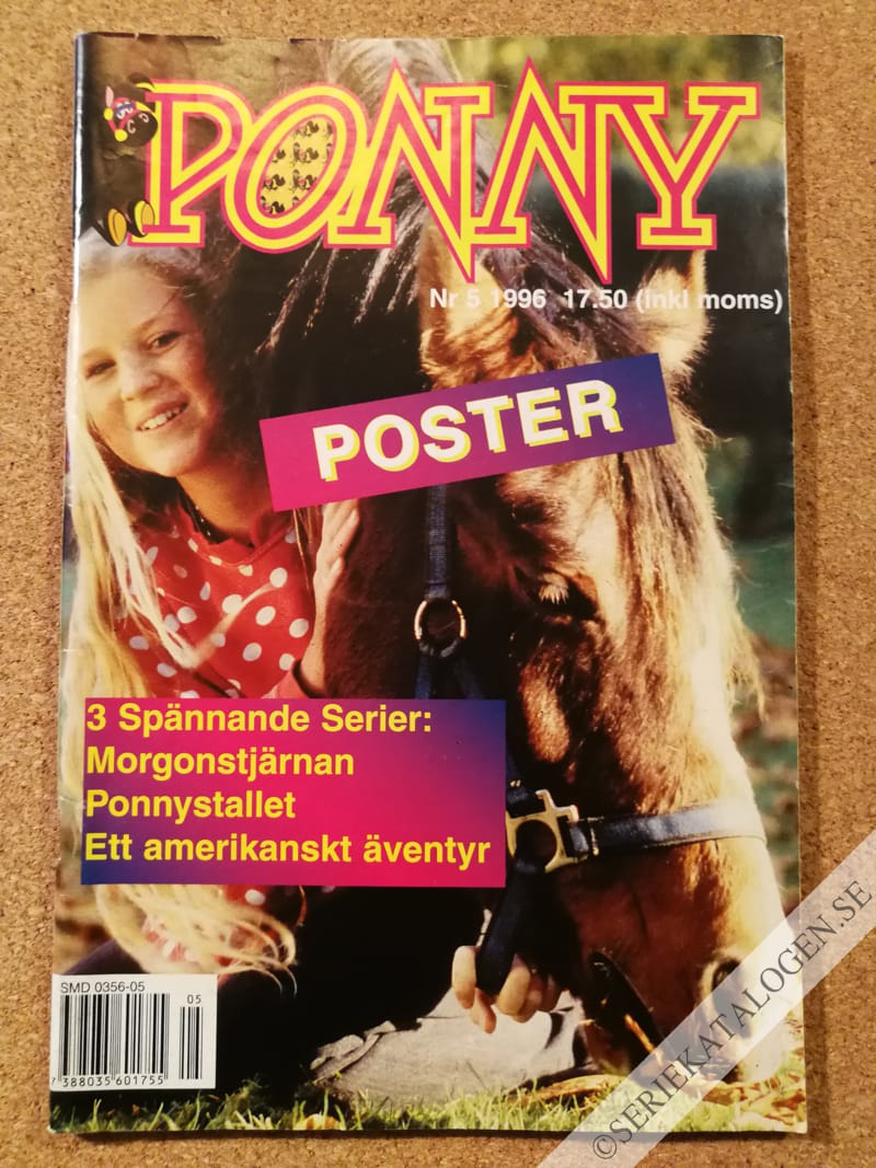 Framsida på Ponny-magasinet #5 (1996)