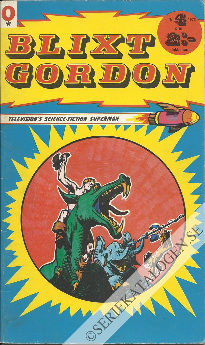 Framsida på Blixt Gordon #4 (1973)