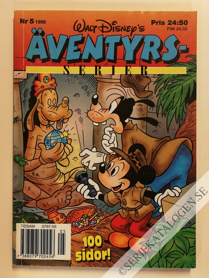 Framsida på Walt Disney's äventyrsserier #5 (1998)