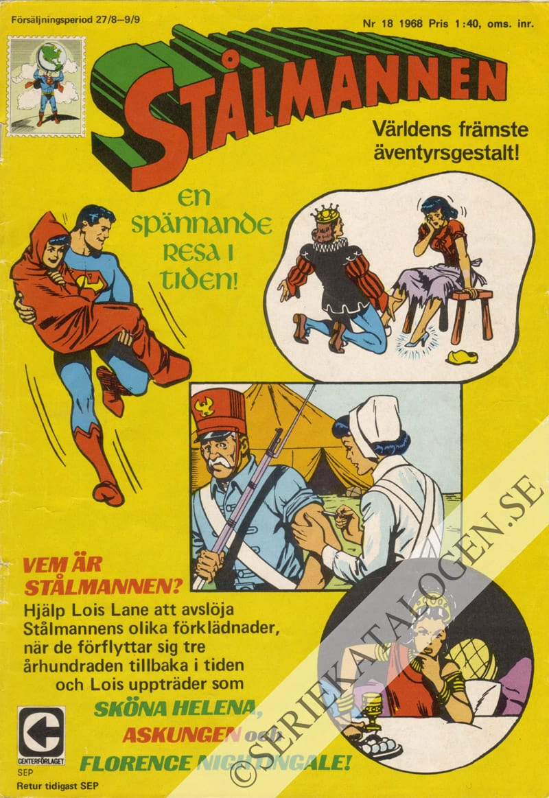 Framsida på Stålmannen #18 (1968)