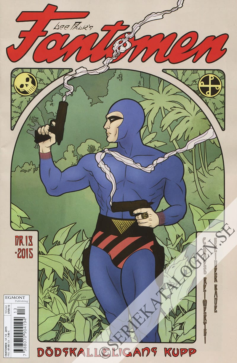 Framsida på Fantomen #13 (2015)