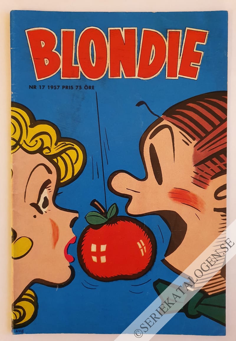 Framsida på Blondie #17 (1957)
