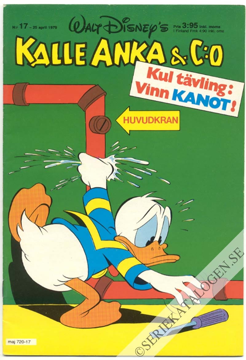 Framsida på Kalle Anka & C:o #17 (1979)
