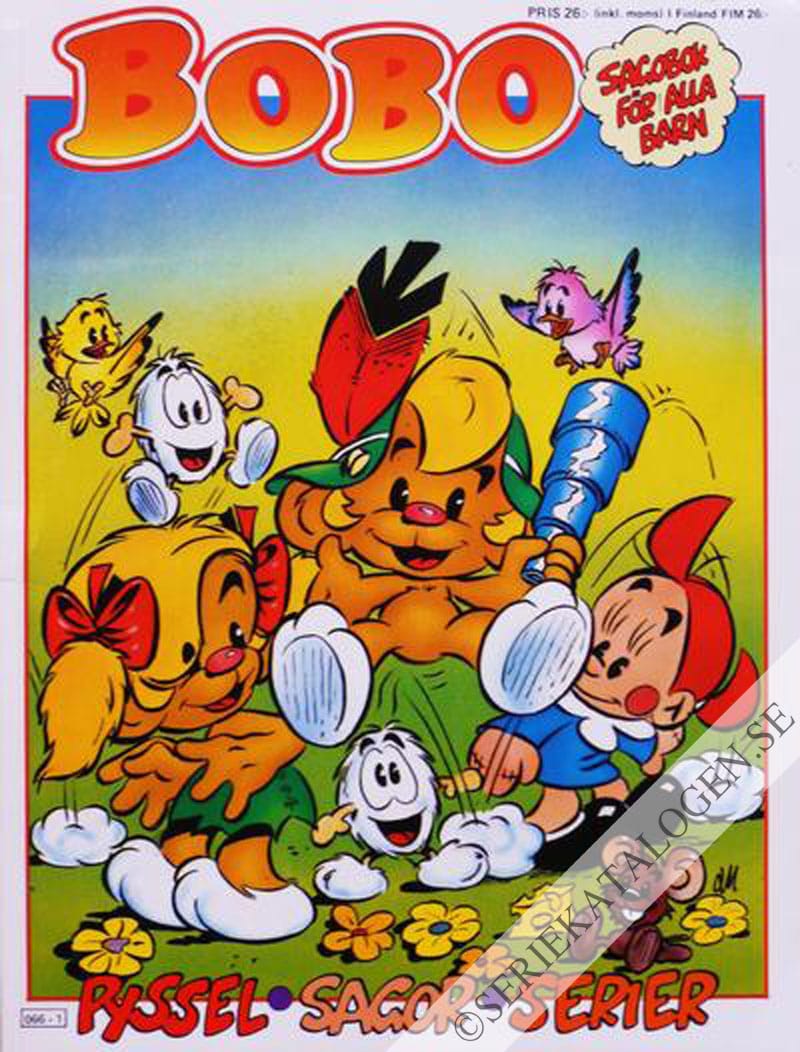 Framsida på Bobo Bobo - sagobok för alla barn - Pyssel Sagor Serier (1988)