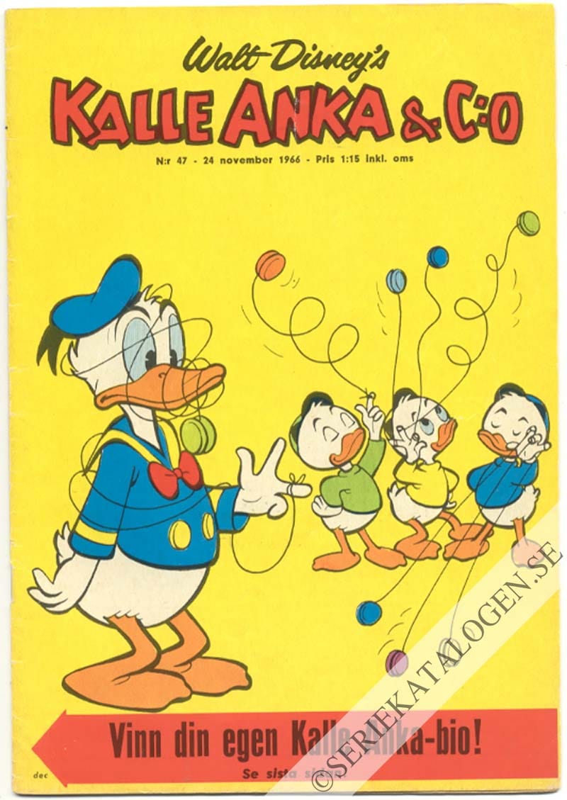 Framsida på Kalle Anka & C:o #47 (1966)