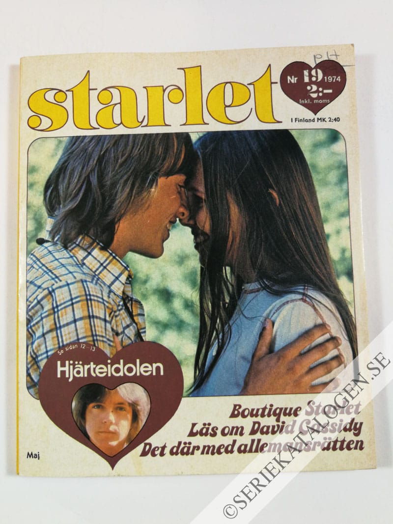 Framsida på Starlet #19 (1974)