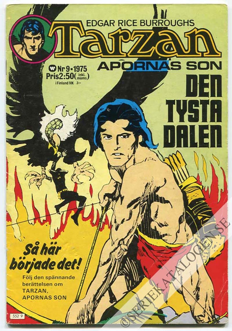 Framsida på Tarzan #9 (1975)