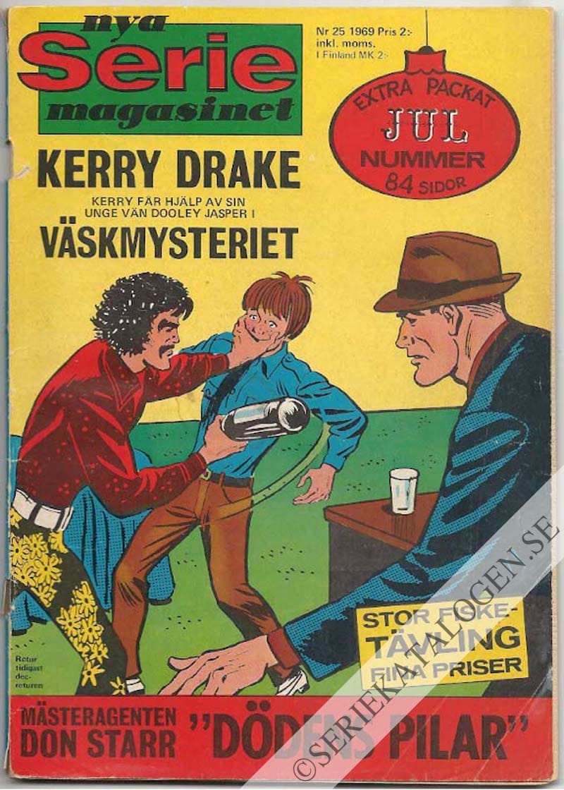 Framsida på Seriemagasinet #25 (1969)