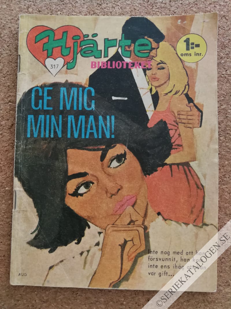 Framsida på Min melodis hjärtebibliotek Ge mig min man! (1966)