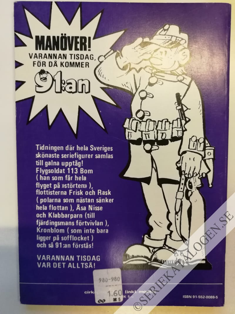 Baksida på Tuffa Viktor - på röken (1973)