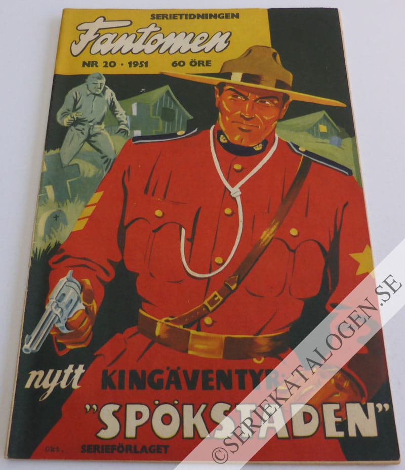 Framsida på Fantomen #20 (1951)