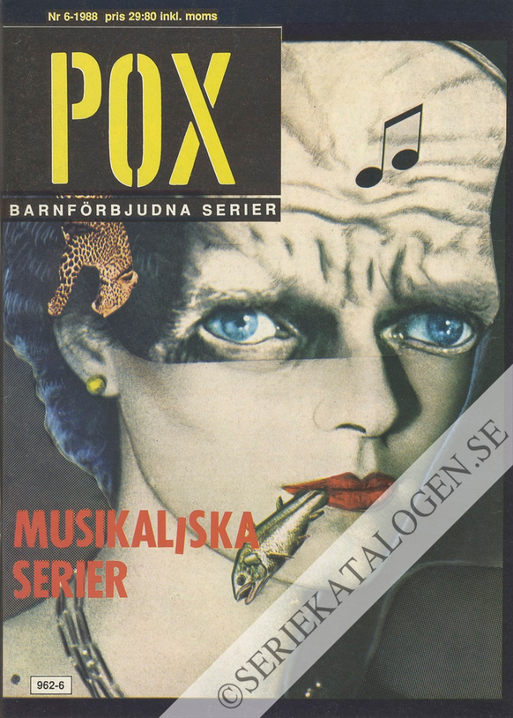 Framsida på Pox #6 (1988)