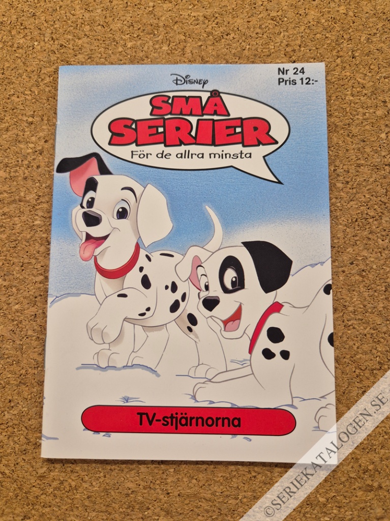 Framsida på Små serier #24 - TV-stjärnorna (2005)