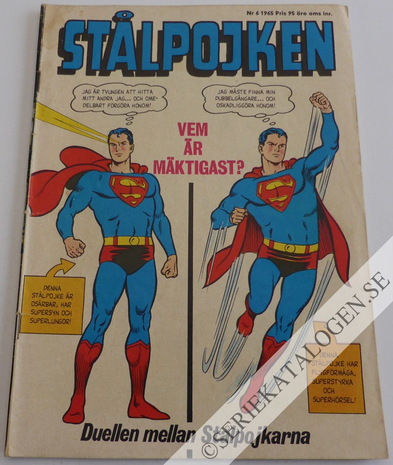 Framsida på Stålpojken #6 (1965)