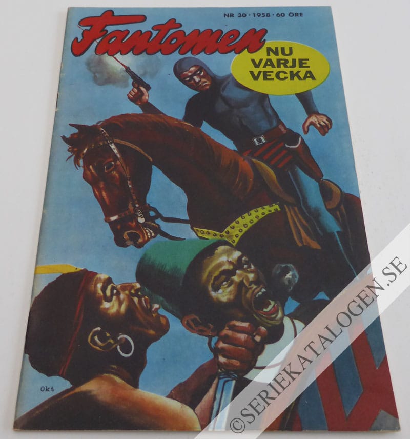Framsida på Fantomen #30 (1958)