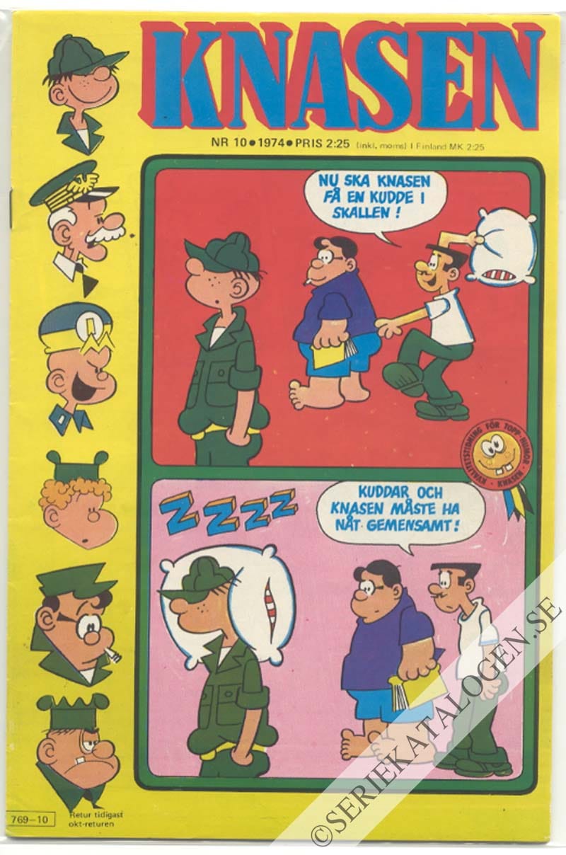 Framsida på Knasen #10 (1974)