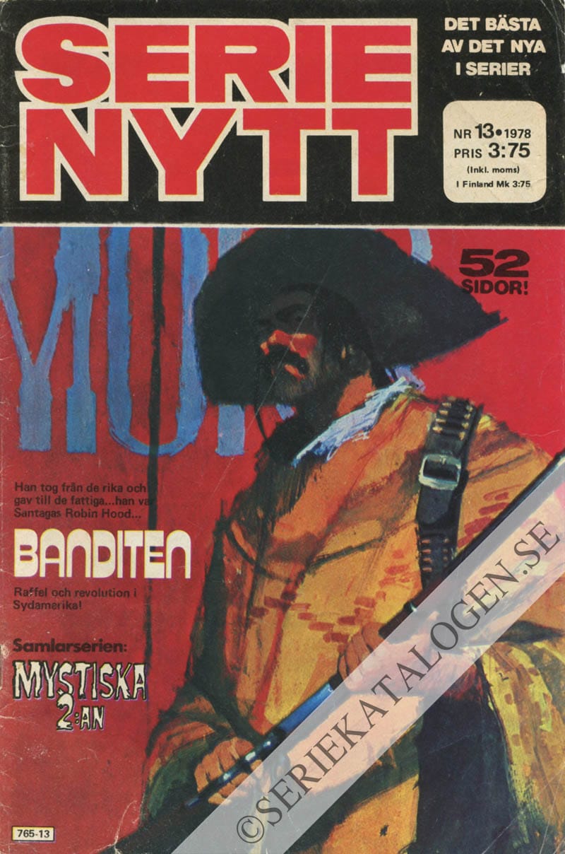 Framsida på Serie-Nytt #13 (1978)