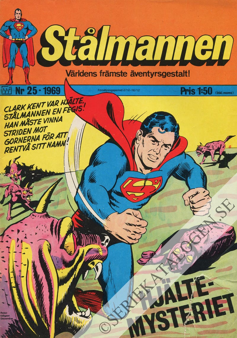 Framsida på Stålmannen #25 (1969)