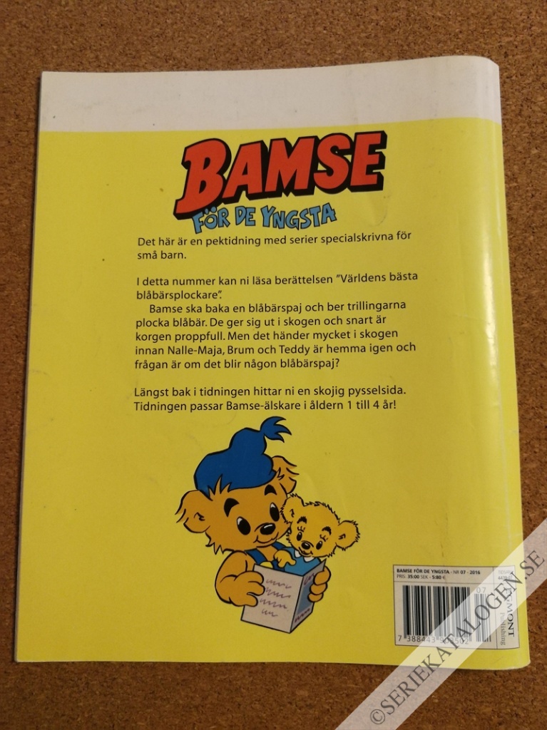 Baksida på Världens bästa blåbärsplockare (2016)