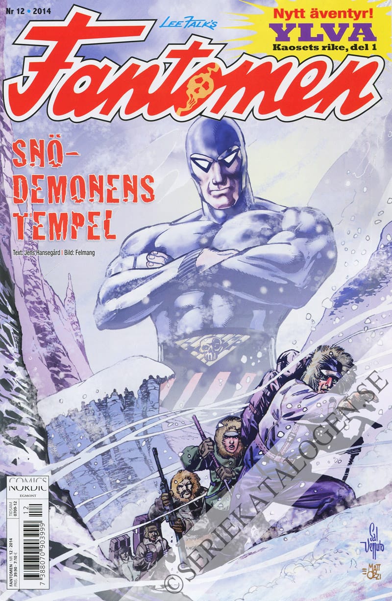 Framsida på Fantomen #12 (2014)