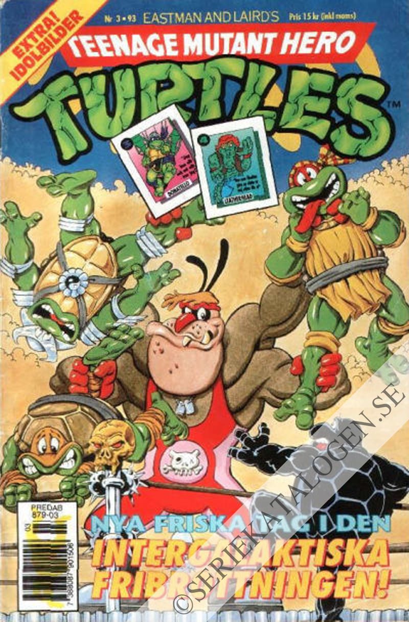Framsida på Teenage mutant hero turtles #3 (1993)