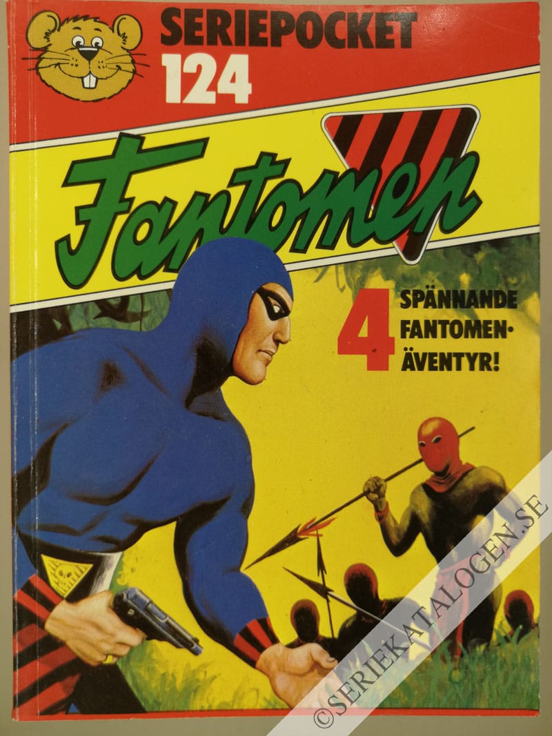 Framsida på Seriepocket #124 - Fantomen (1983)