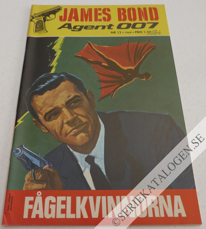 Framsida på James Bond agent 007 Fågelkvinnorna (1969)