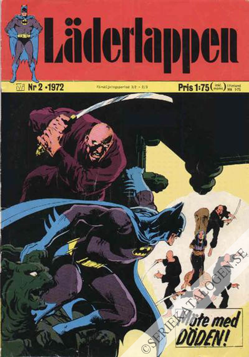 Framsida på Läderlappen och Robin #2 (1972)