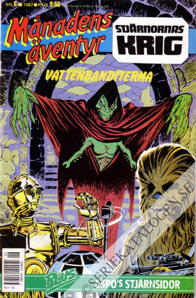 Framsida på Månadens äventyr #6 (1987)